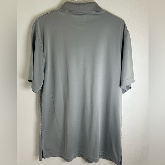 PGA Tour Golf Polo Shirt, Short Sleeve, 3-Button Gray Men's Shirt, Size Large - Picture 8 of 14